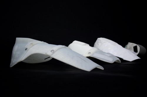 3D printed shoulder plates for a woman who wanted to play the cello again.